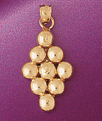 Dazzlers Jewelry Pool Balls Pendant Necklace Charm Bracelet in Yellow, White or Rose Gold 5352, MPN…