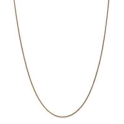 Leslie&#39;s 1.2mm Diamond-cut Spiga Chain 16 Inch 14k Gold HB-7236-16, MPN: 7236-16, 191101848667