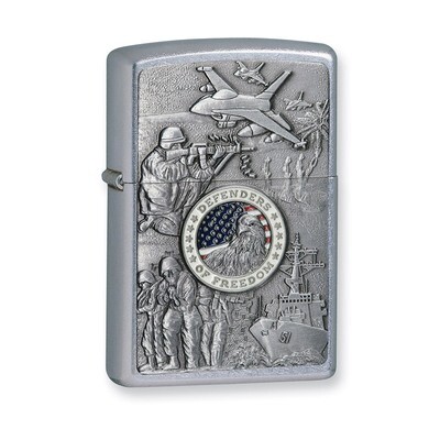 Zippo Defenders of Freedom Street Chrome Lighter GM3171, MPN: GM3171, 41689244576