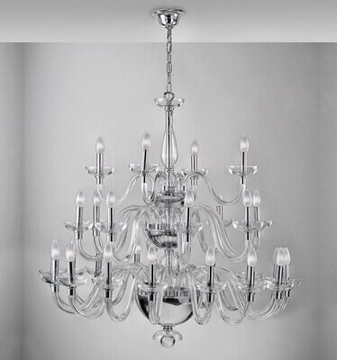 Vista Alegre Diamond Chandelier With 3 Levels And 21 Arms 48000370, MPN: 48000370, 5601266594989