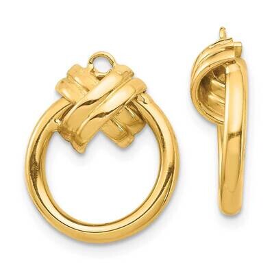 Dangle Earring Jacket 14k Gold YE1830, MPN: YE1830, 716838334063