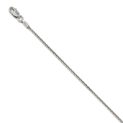 Leslie&#39;s 1.3mm Wheat Chain 18 Inch - 14k White Gold HB-1955-18, MPN: 1955-18, 886774995595