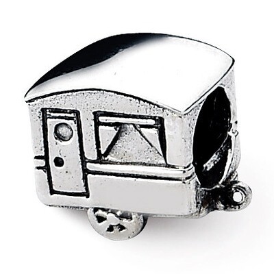Camper Trailer Bead - Sterling Silver QRS1902, MPN: QRS1902, 883957310985