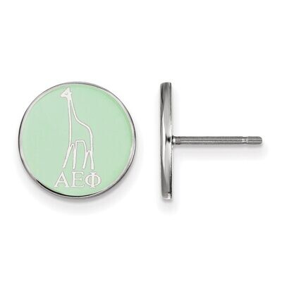 Alpha Epsilon Phi Enameled Post Earrings Sterling Silver SS046AEP, MPN: SS046AEP, 886774609911