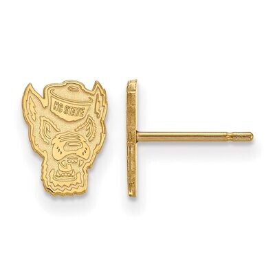 North Carolina State University x-Small Post Earring 14k Yellow Gold 4Y050NCS, MPN: 4Y050NCS, 88677…