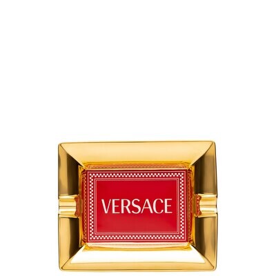 Versace Medusa Rhapsody Red Ashtray 6 1/4 Inch, MPN: 14269-403671-27236, 790955110366