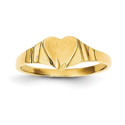 Children&#39;s Signet Ring 14k Gold CH195, MPN: CH195, 886774091693