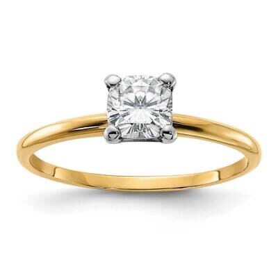 5/8ct. G H I True Light Cushion Moissanite Solitaire Ring 14k Gold YGSH13C-9MT, MPN: YGSH13C-9MT, 1…