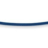 1.5mm Royal Blue Leather Cord Necklace 18 Inch 14k Gold XG255-18, MPN: XG255-18, 191101537097