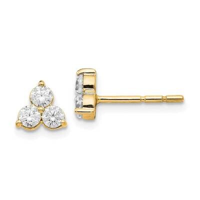 Diamond Vs/Si D E F Earrings 14k Yellow Gold True Origin Lab Grown EM1000-050-YLD, MPN: EM1000-050-…