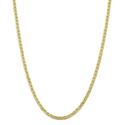 4mm Semi-Solid Anchor Chain 26 Inch 10k Gold 10BC100-26, MPN: 10BC100-26, 191101730931