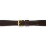 18mm Brown Classic Calfskin Watch Band  BA333-18, MPN: BA333-18,