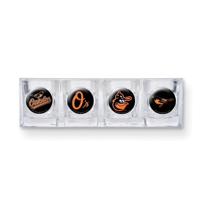 Orioles 4-piece Shot Glass Set GC3544, MPN: GC3544, 89006537482