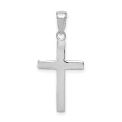 Cross Pendant 10k White Gold Polished 10XR564W, MPN: 10XR564W, 63721816275