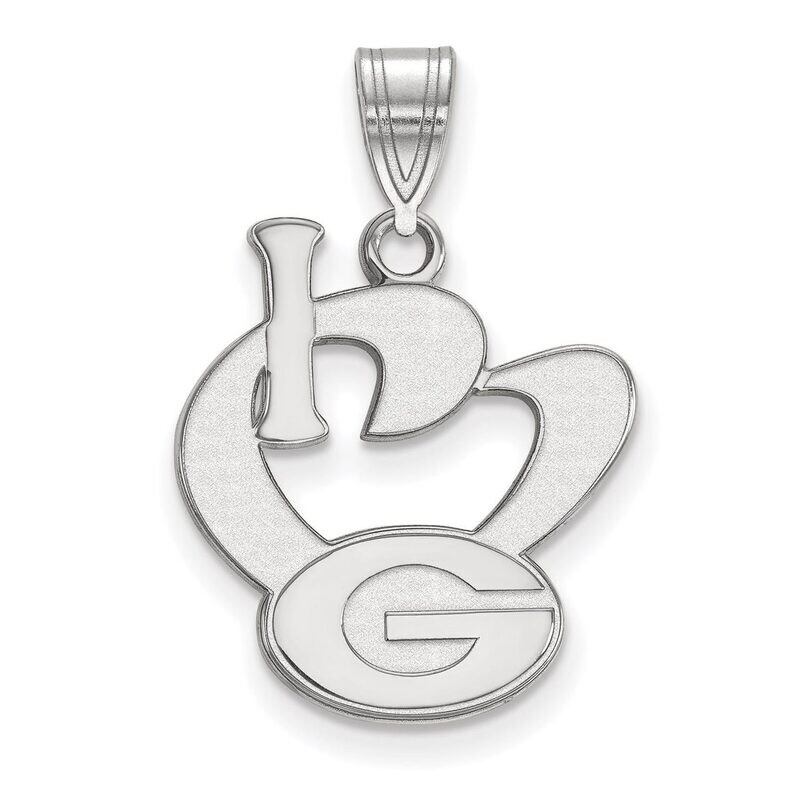 University of Georgia Large I love Logo Sterling Silver SS020UGA, MPN: SS020UGA, 886774706764