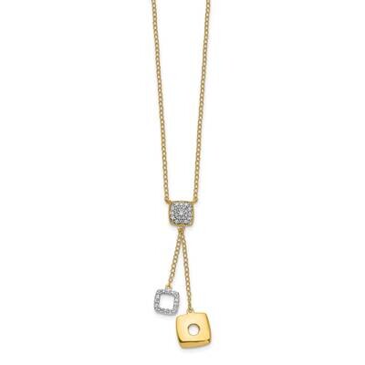 Circles Necklace 14k Gold Diamond PM4705-010-YA, MPN: PM4705-010-YA, 883957298627