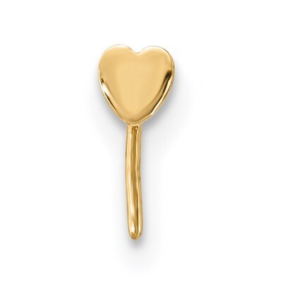 Heart Nose Stud 14k Gold BD107, MPN: BD107, 886774096483