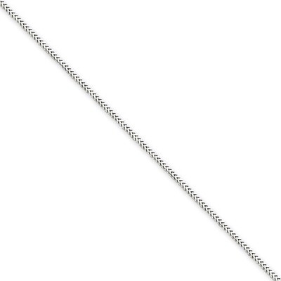 1.0mm Franco Chain 24 Inch 14k White Gold WFRA035-24, MPN: WFRA035-24, 886774434483