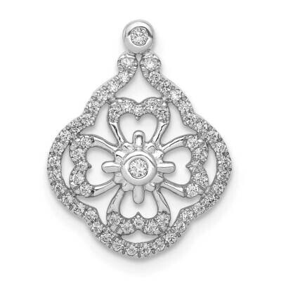 1/4Ct. Diamond Fancy Chain Slide 14k White Gold PM3946-025-WA, MPN: PM3946-025-WA, 883957503653