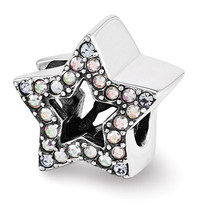 Swarovski Star Bead - Sterling Silver QRS3358, MPN: QRS3358, 886774613741