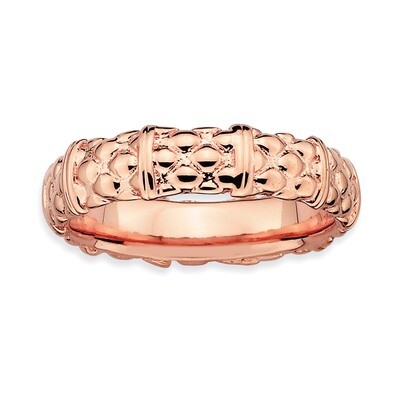 Pink-plated Ring - Sterling Silver QSK300, MPN: QSK300, 883957207988