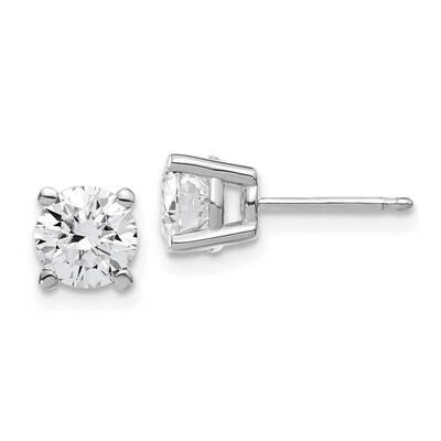 1.75ct. 6.0mm Round G H I True Light Moissanite Earrings 14k White Gold WG324-9MT, MPN: WG324-9MT, …