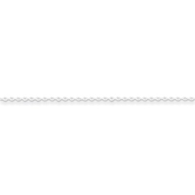 20 Inch 0.6mm Cable Chain Sterling Silver QPE46-20, MPN: QPE46-20, 883957981086