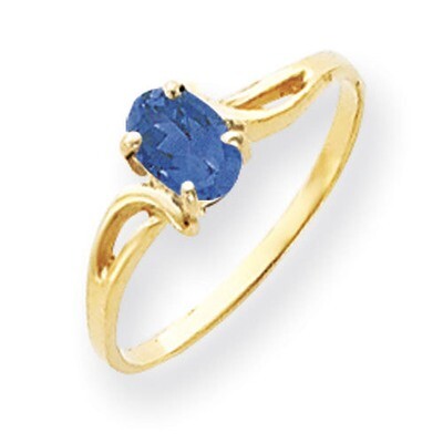 Tanzanite Ring 14k Gold 6x4mm Oval Y4648T, MPN: Y4648T, 883957562131