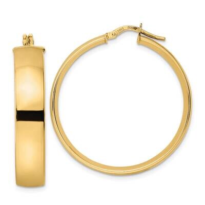 Hoop Earrings 14k Gold Polished TF1991, MPN: TF1991, 883957985152