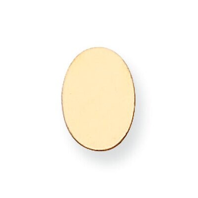 Oval Stamping 14k Yellow Gold YG1079, MPN: YG1079,