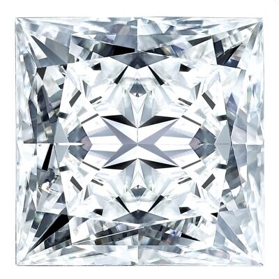 Moissanite Pure Light E F Color 5mm Square Brilliant Gemstone MT-0500-SQB-QP, MPN: MT-0500-SQB-QP,