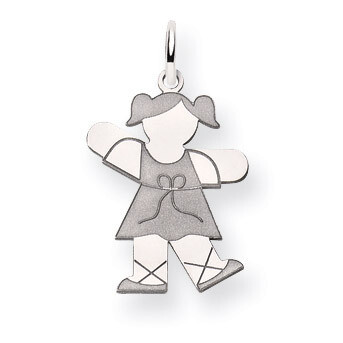 Kid Charm 14k White Gold XK1117W, MPN: XK1117W, 883957493343