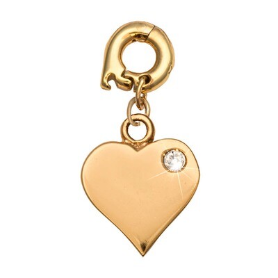 Nikki Lissoni Love It Is Charm Gold-Plated 15mm D1123GS, MPN: D1123GS, 8718819238614