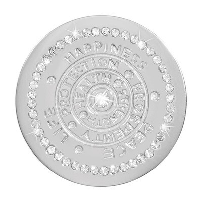 Nikki Lissoni Wisdom of Words Silver-Plated 33mm Coin C1417SM, MPN: C1417SM, 8718627469682