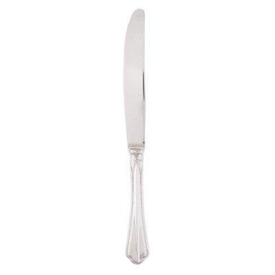 Sambonet rome table knife solid handle 10 1/4 inch - silverplated on 18/10 stainless steel, MPN: 52…
