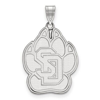 University of South Dakota Extra Large Pendant Sterling Silver SS007USD, MPN: SS007USD, 886774716633