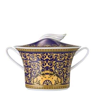 Versace Medusa Blue Soup Tureen 77 ounce, MPN: 19325-409620-11020, 790955217003