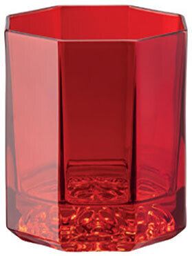 Versace Medusa Lumiere Red Whiskey DOF Set of Two 3 1/2 Inch, MPN: 20665-321507-48870, 790955109391