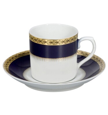 Vista Alegre Brest Coffee Cup &amp; Saucer, MPN: PF192317, 5601266197265