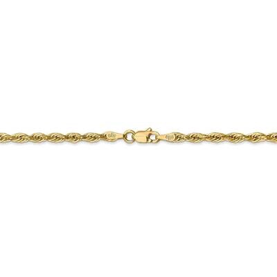 20 Inch 2.8mm Semi-Solid Rope Chain 10k Yellow Gold 10BC134-20, MPN: 10BC134-20, 191101905452