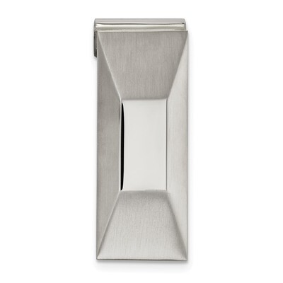 Brushed Money Clip Stainless Steel Polished SRM179 by Chisel, MPN: SRM179, 191101017827