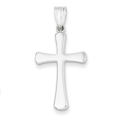 Hollow Cross Pendant 14k White Gold K1182, MPN: K1182, 869786289265