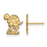 Delta Zeta Extra Small Post Earrings Gold-plated Silver GP038DZ, MPN: GP038DZ, 886774939346