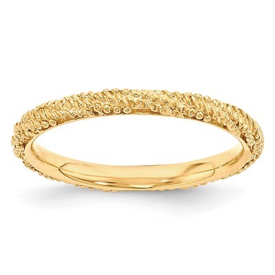 Gold-plated Ring Sterling Silver Polished QSK1840, MPN: QSK1840, 886774375465