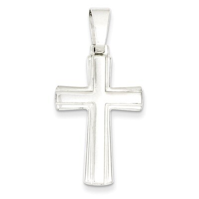Cross Pendant Sterling Silver Polished QC7220, MPN: QC7220, 883957581545
