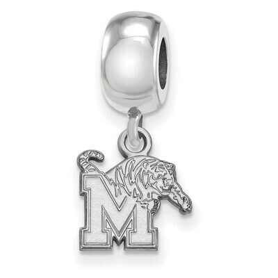 University of Memphis Bead Charm Extra Small Dangle Sterling Silver SS022UMP, MPN: SS022UMP, 886774…