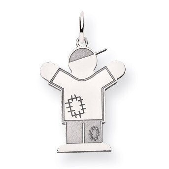 Kid Charm 14k White Gold XK1126W, MPN: XK1126W, 883957446059