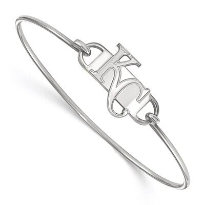 Kansas City Royals Small Ctr Wire Bangle Sterling Silver SS008ROY-7, MPN: SS008ROY-7, 886774625515