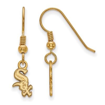 Chicago White Sox x-Small Dangle Earring Wire Gold-plated Silver GP005WHI, MPN: GP005WHI, 886774902…