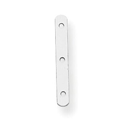 3-Strand 7mm Pearl Spacer 14k White Gold WG2407, MPN: WG2407,